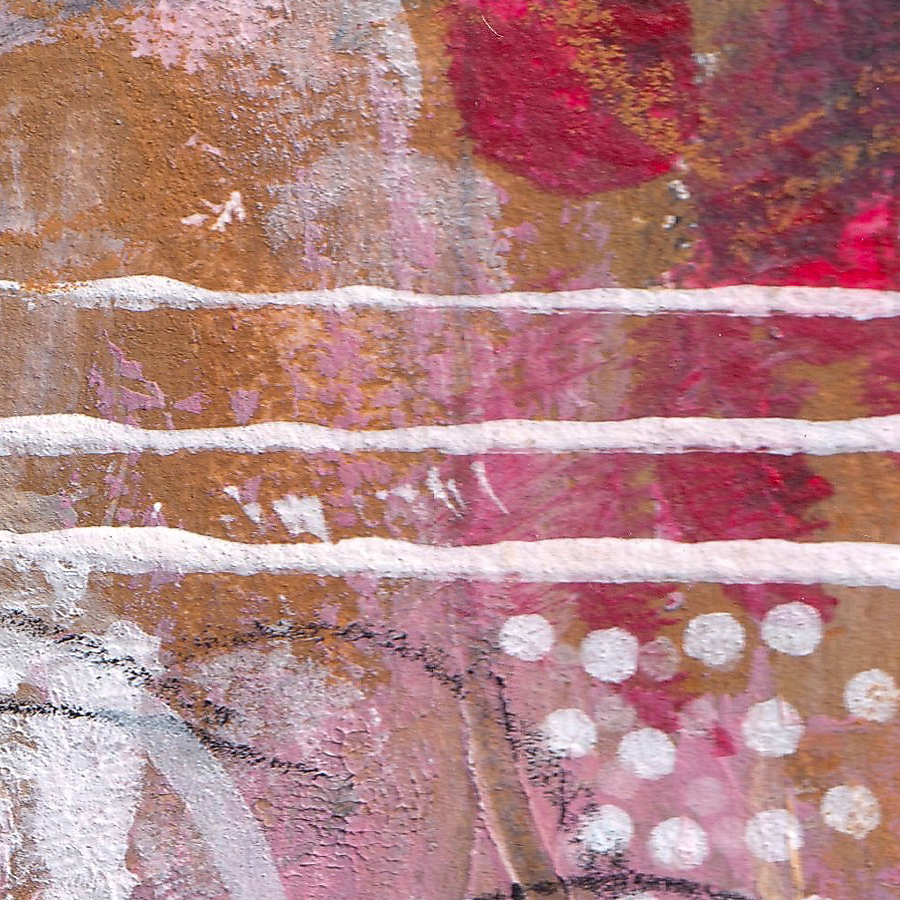 Abstract detail from The One Who Waits revealing symbolic shapes, gentle contrasts and a sense of quiet observation.