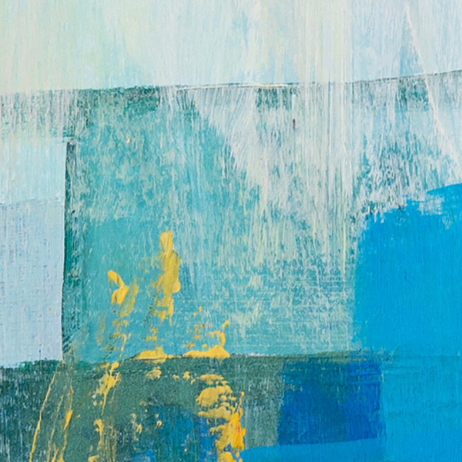 Textural detail of Urban Drift revealing soft transitions, layered paint, and subtle surface variation